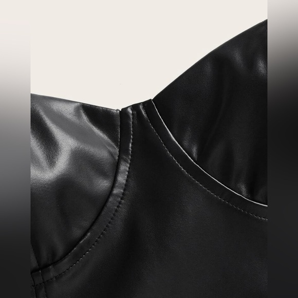Dress faux leather - Picture 4 of 5